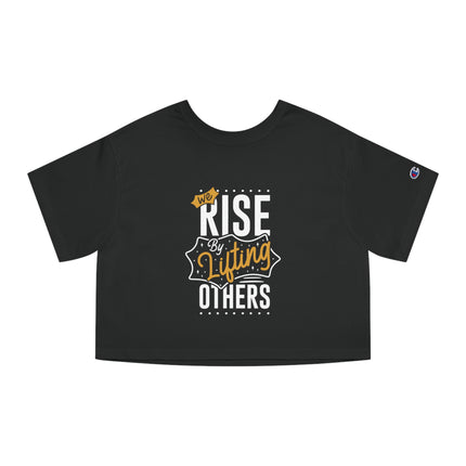Typography themed Champion Women's Heritage Cropper T-Shirt