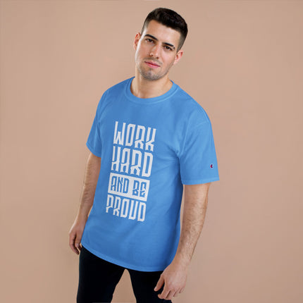 Champion-T-Shirt mit Typografie-Motiv